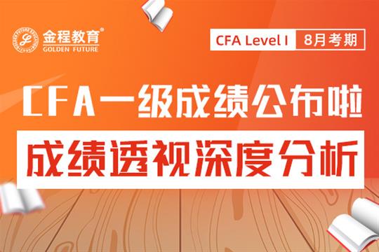 CFA一級(jí)成績(jī)分析直播（8月考期）