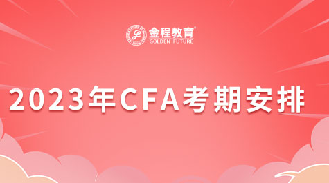 CFA2023年考期安排