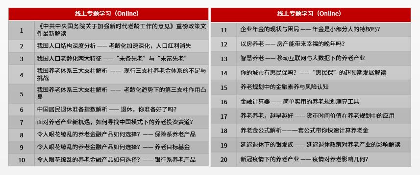 FPP養(yǎng)老規(guī)劃專題