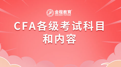 CFA各級考試科目和內容