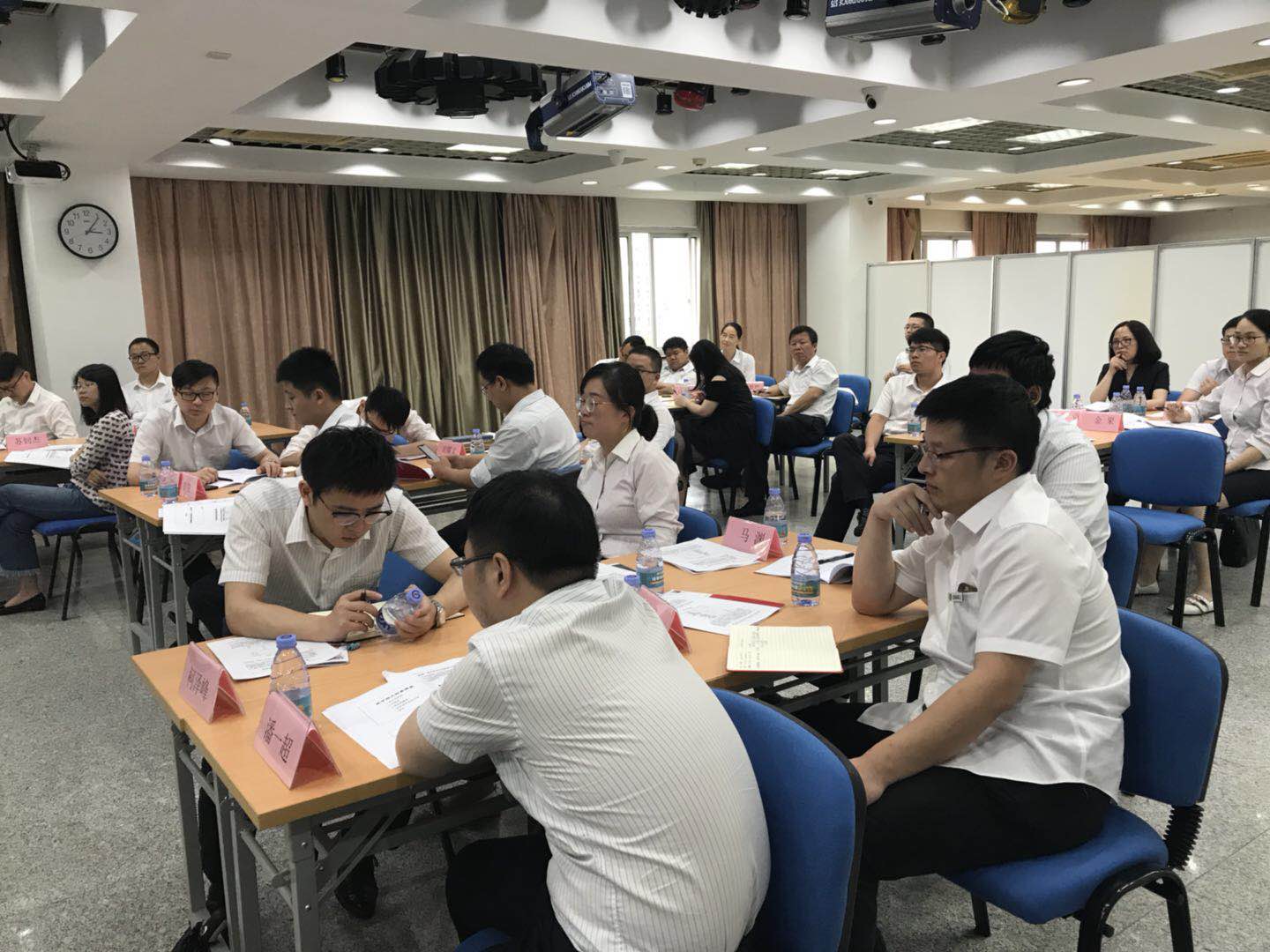 銀行內(nèi)訓活動現(xiàn)場