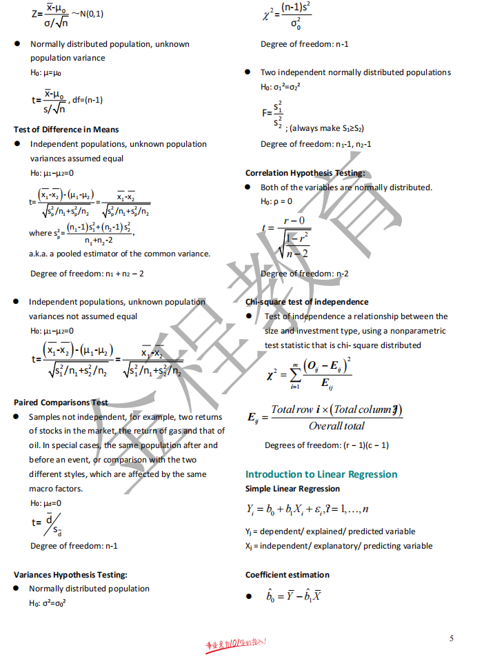金程CFA一級公示表