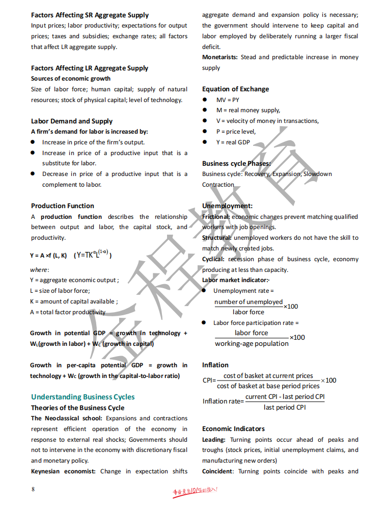 金程CFA一級公示表