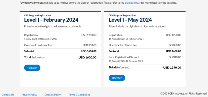 CFA報(bào)名流程