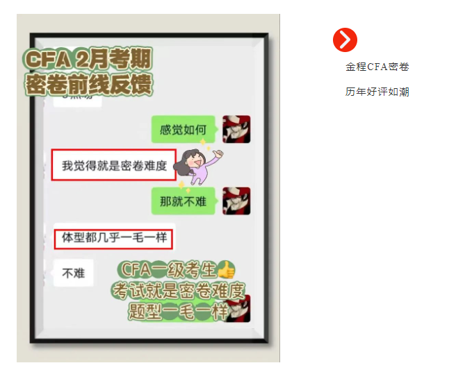 2月CFA密卷反饋