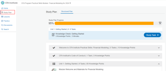 CFA學(xué)習(xí)進度