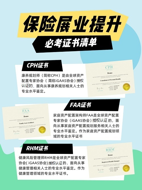 保險展業(yè)證書