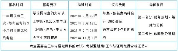 CMA考試時(shí)間