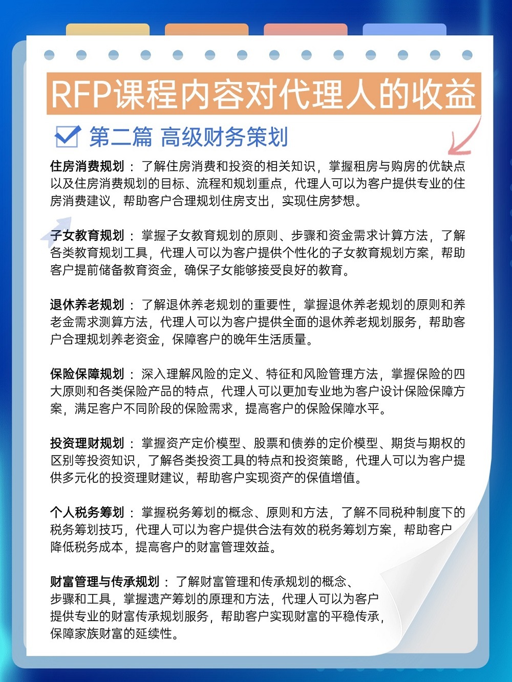 RFP認(rèn)證對(duì)保險(xiǎn)代理人的收益