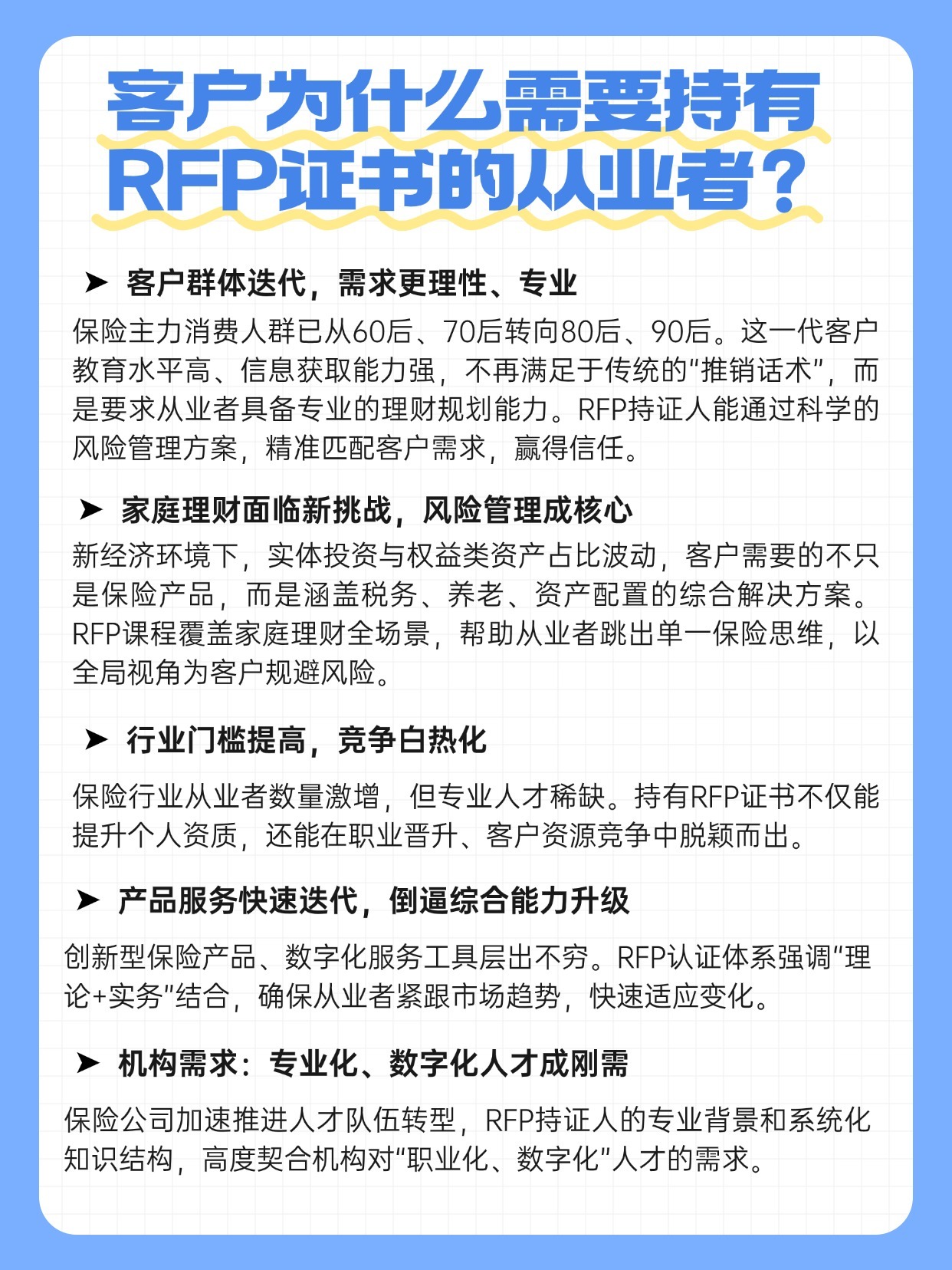 為什么考RFP