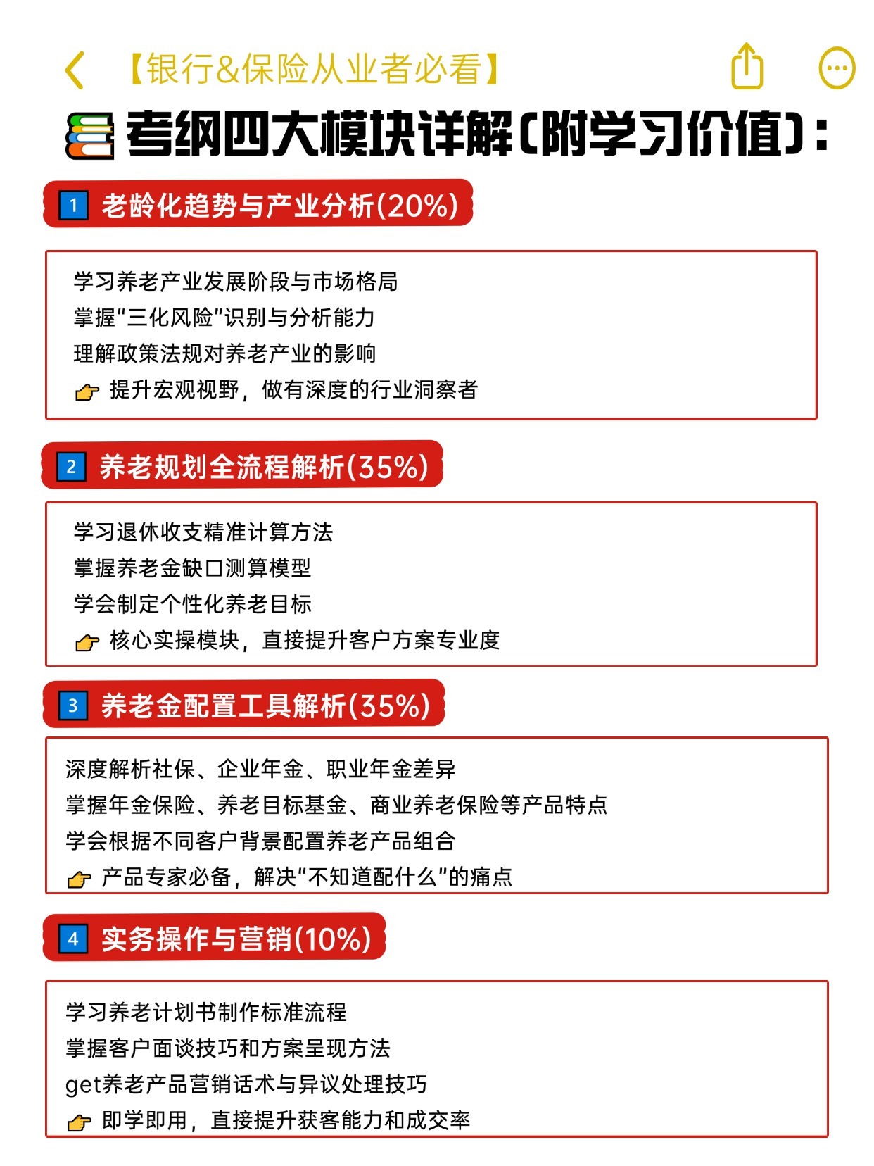 FPP養(yǎng)老規(guī)劃師考綱