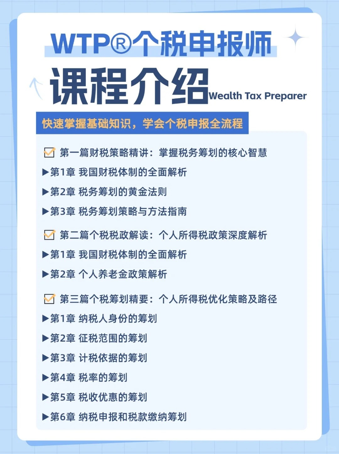 WTP考試內(nèi)容