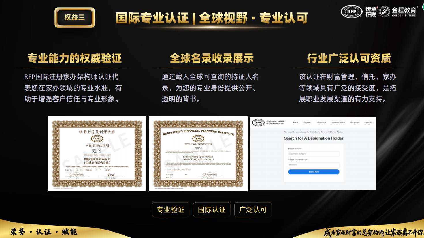 RFP家辦權(quán)益三