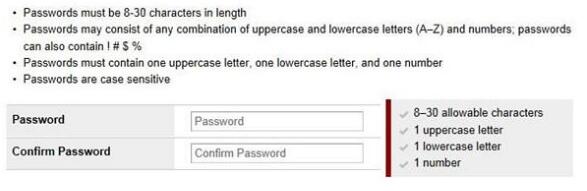 cfa官網(wǎng)報(bào)名設(shè)置密碼