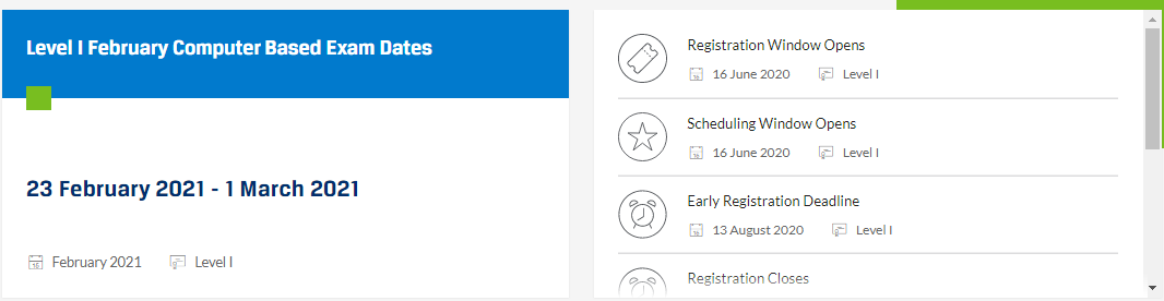 CFA機(jī)考考試時(shí)間