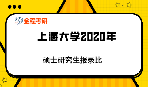 上海大學(xué)2020年碩士研究生報錄比