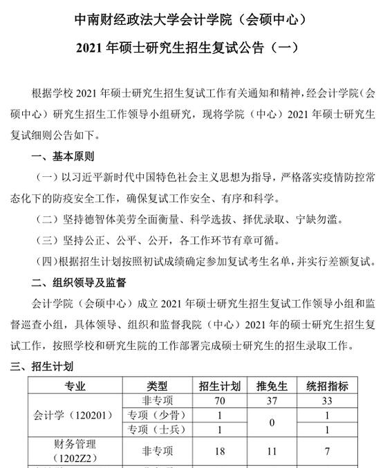 中南財(cái)經(jīng)政法大學(xué)會(huì)計(jì)學(xué)院（會(huì)碩中心）