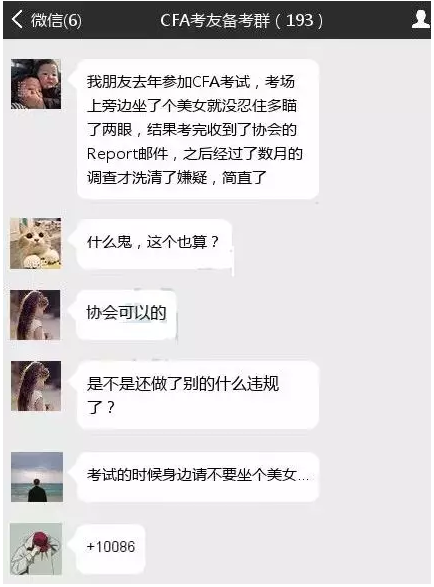 CFA考友備考群