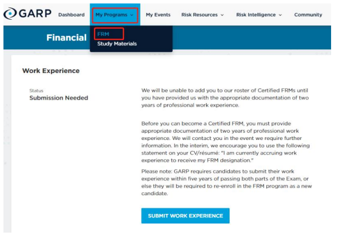 FRM證書申請步驟