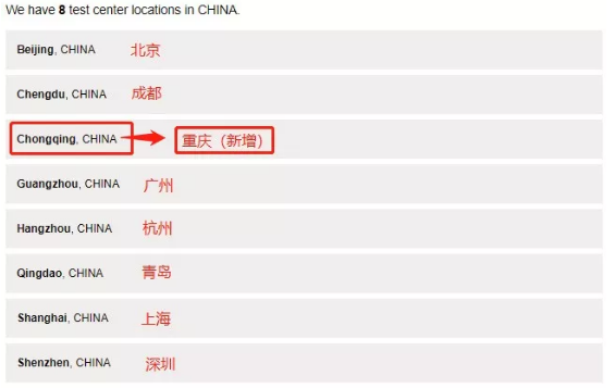 CFA一級(jí)考試地點(diǎn)