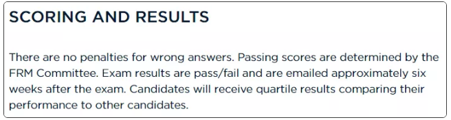 FRM考試評分