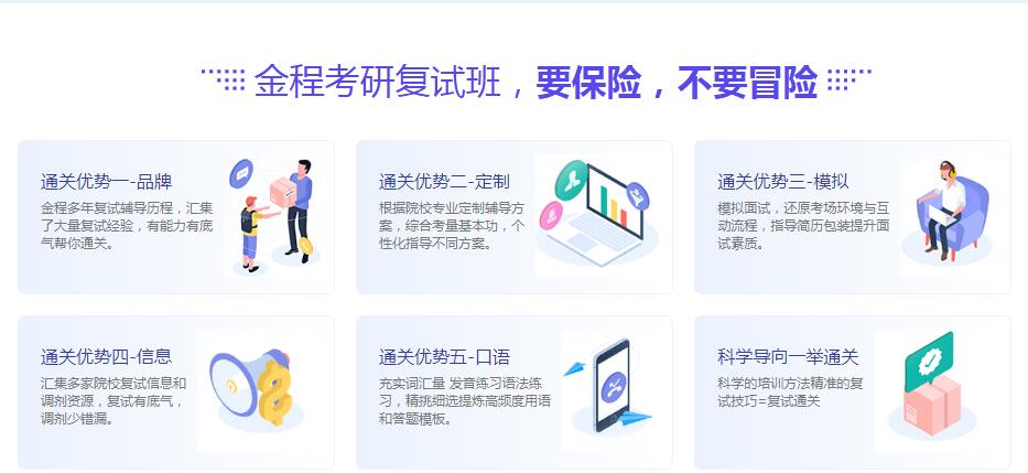 金程考研復(fù)試輔導(dǎo)班