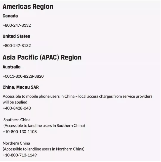 CFA協(xié)會(huì)電話