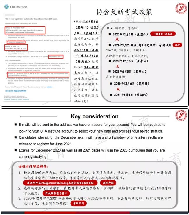 CFA考試時(shí)間