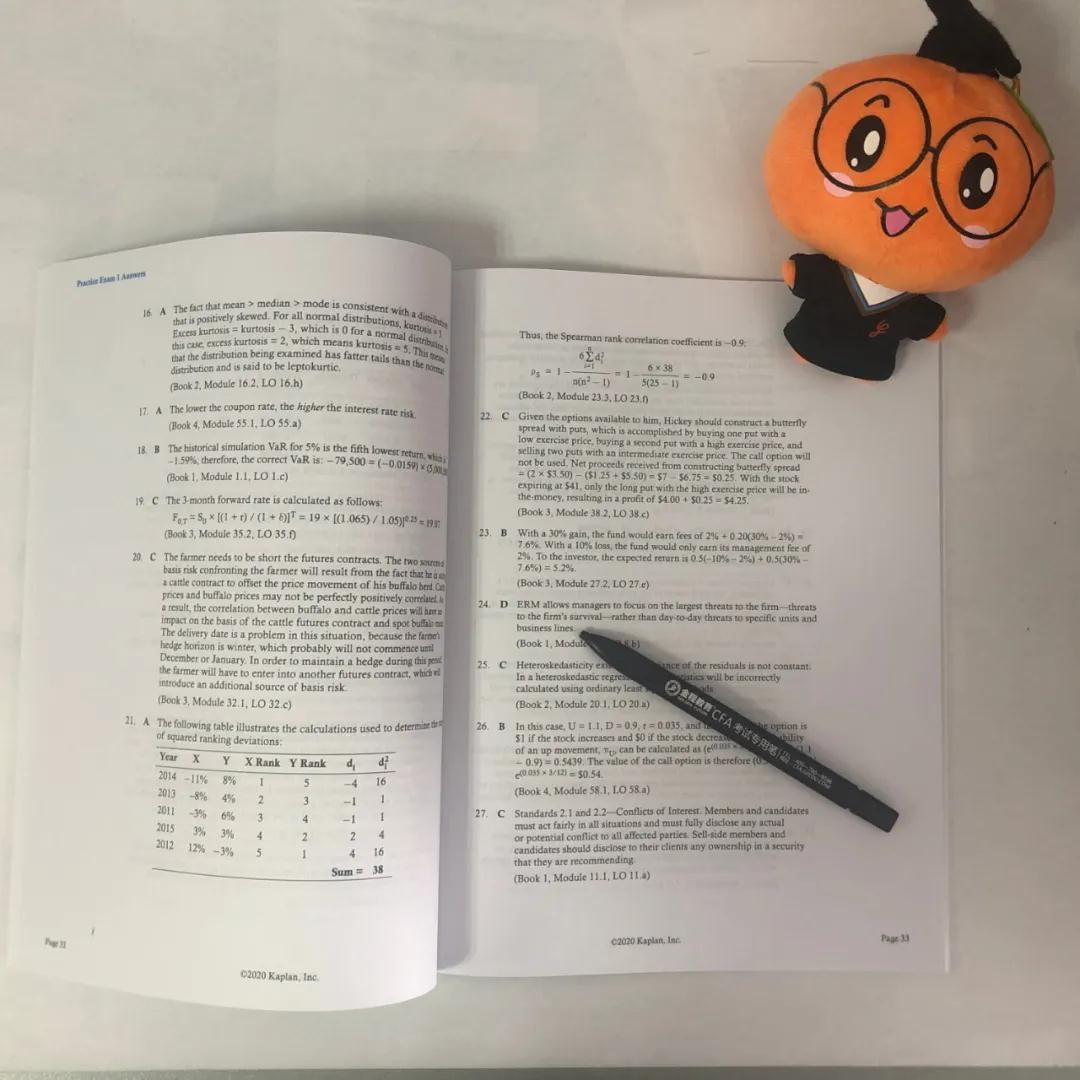 FRM核心知識(shí)點(diǎn)