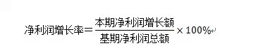 凈利潤(rùn)增長(zhǎng)率計(jì)算公式