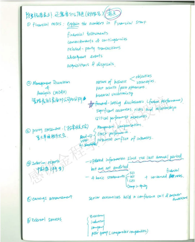 CFA一級(jí)學(xué)習(xí)資料