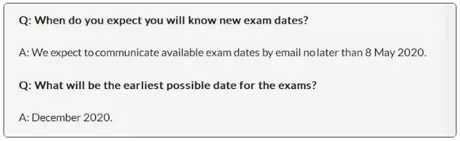 CFA考試延期
