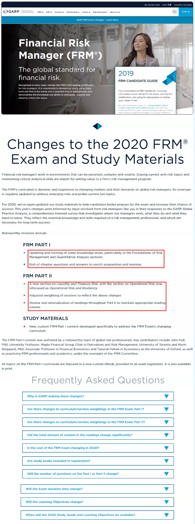 FRM協(xié)會(huì)通知