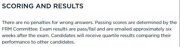 FRM考試評分