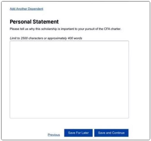 CFA獎(jiǎng)學(xué)金