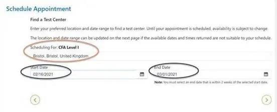2021年CFA機(jī)考預(yù)約考試時(shí)間考點(diǎn)入口關(guān)閉