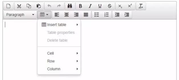 能否插入行或列并且調整高度和寬度?