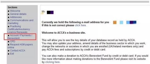 選擇您所需繳費(fèi)項(xiàng)目并點(diǎn)擊Pay