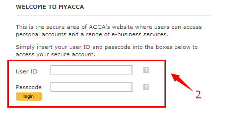 B. 點擊“My ACCA”