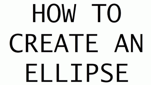 橢圓的畫法