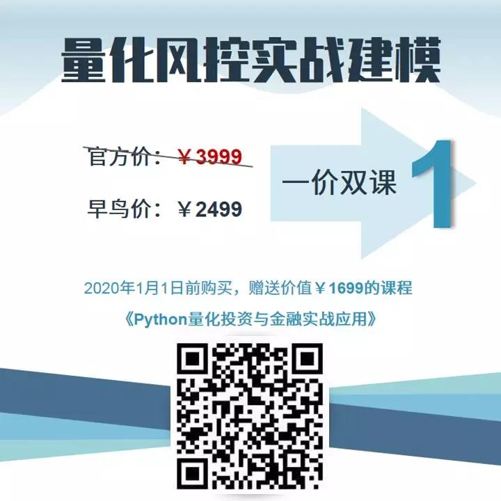 量化風控實戰(zhàn)建模早鳥價