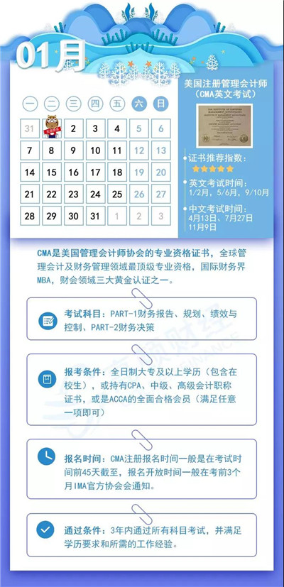 2019年考證時(shí)間表