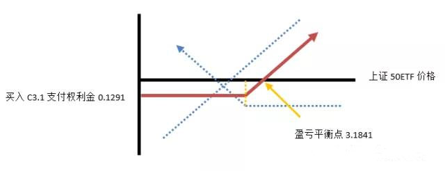 期權(quán)策略potective put圖像