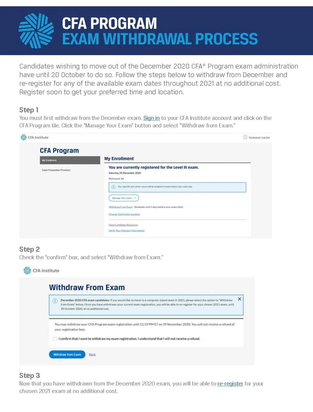CFA更改報名操作流程