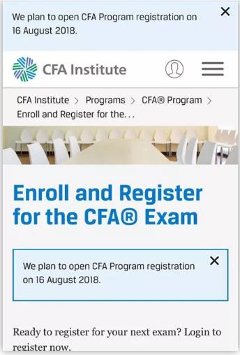 2019年6月CFA報(bào)名時(shí)間