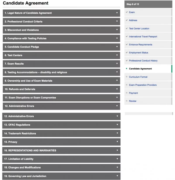 閱讀CFA協(xié)會(huì)協(xié)議