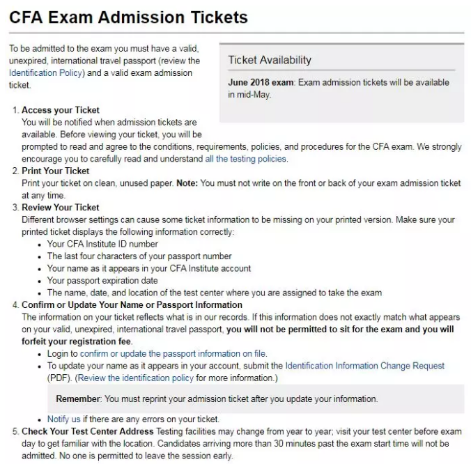 CFA協(xié)會原文