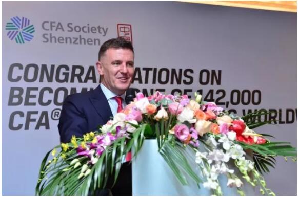 CFA協(xié)會亞太區(qū)董事總經(jīng)理 Nick Pollard 致開幕辭