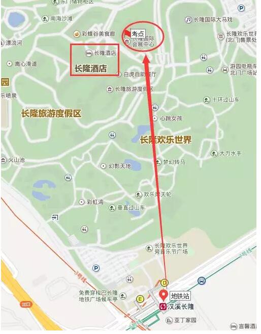 廣州cfa考場地圖