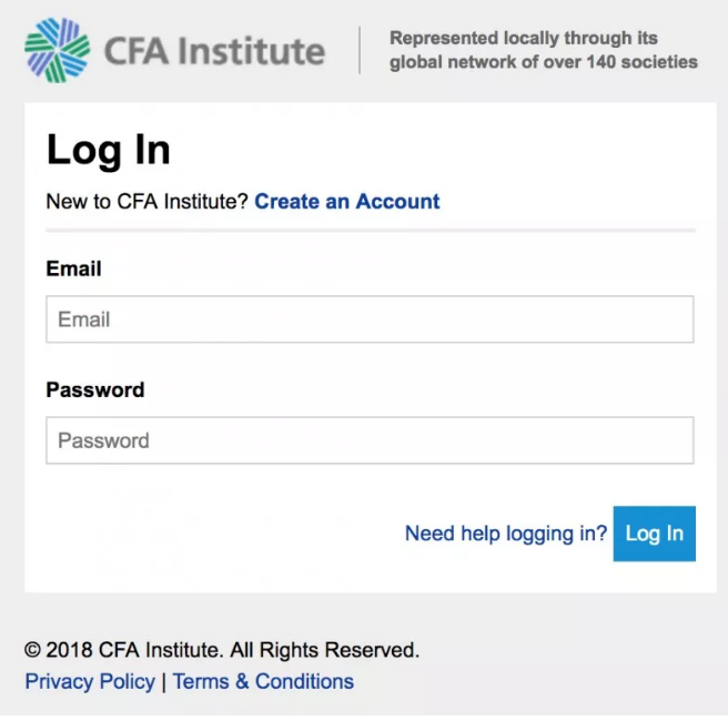 進(jìn)入CFA報(bào)名頁(yè)面
